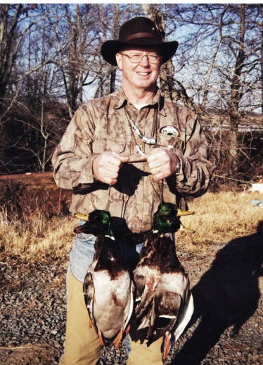 STEVE SMITH WITH DUCKS